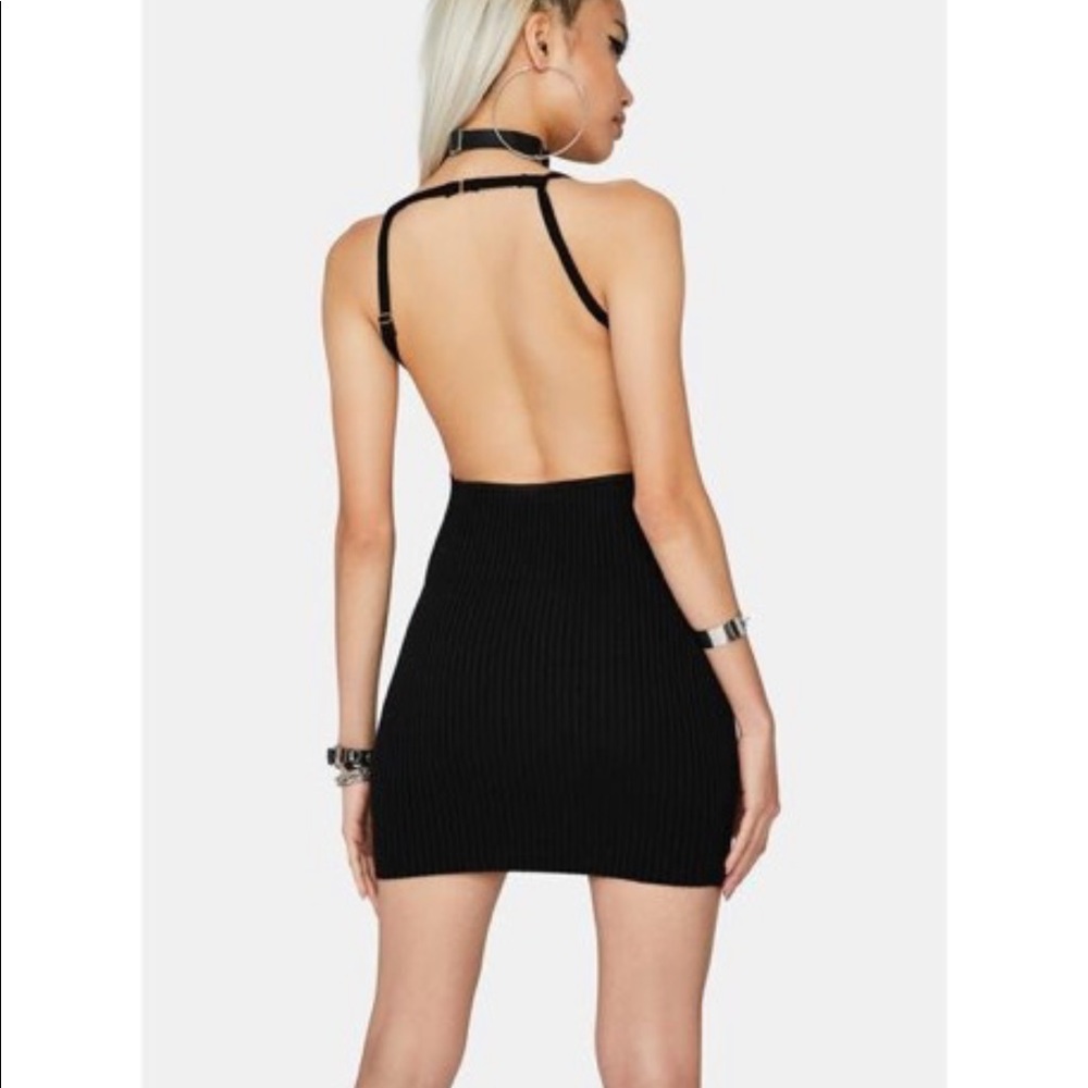 SOLD - NWT Backless Knit Dress